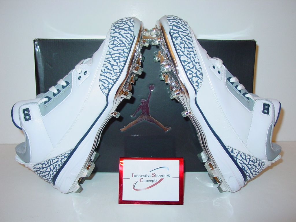 Air Jordan III (3) D - Dre' Bly PE Football Cleats
