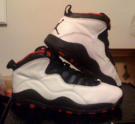 Air Jordan X - Chicago Bulls - White - Black - True Red - March 2010