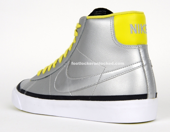 Nike Blazer Mid ND - Metallic Silver - Black - Electrolime - December '09