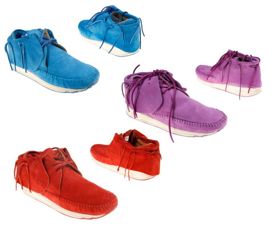 Visvim FBT Lattice - Blue + Purple + Red