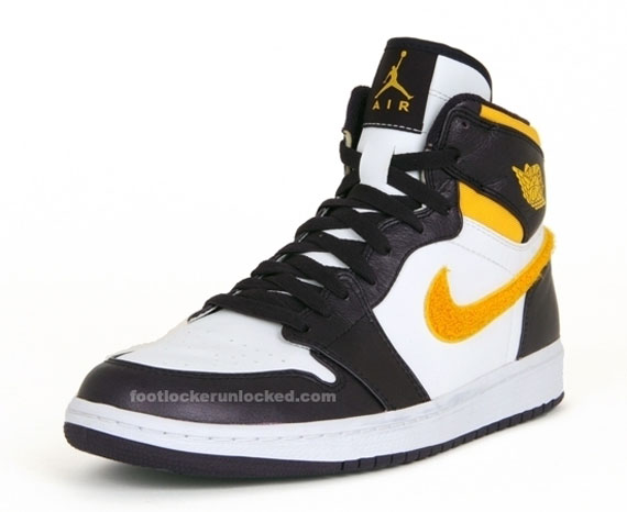 Air Jordan 1 High Strap - Grand Purple - Maize - White - September '09