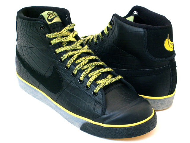 Nike All Court Mid Premium – Black – Yellow – Banana