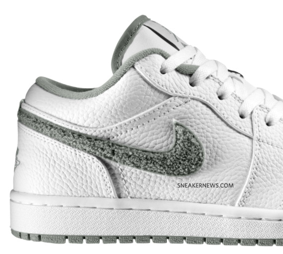 Air Jordan 1 Phat Low - White - Shadow Grey