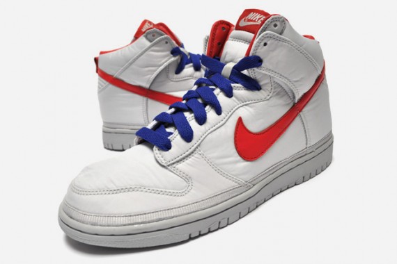 Nike Dunk High Nylon Premium – Grey – Red – Blue – Available