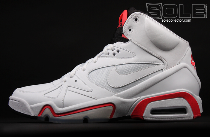 Nike Air Hoop Structure – White – Hot Red – Black