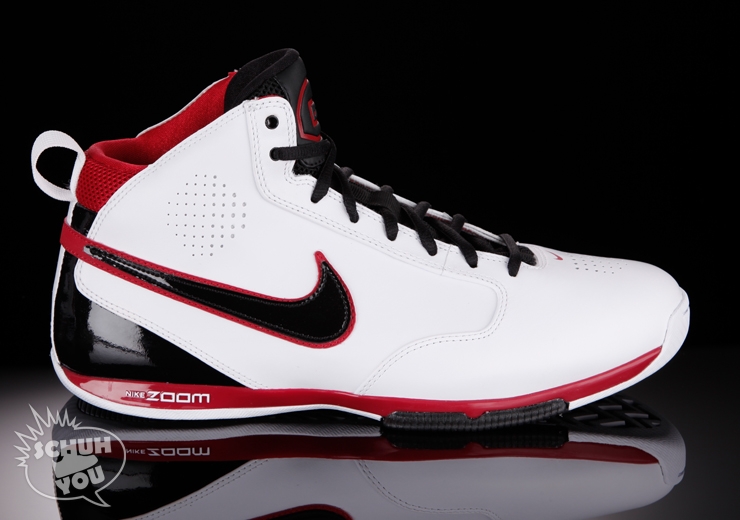 Nike Zoom BB III – White – Black – Varsity Red