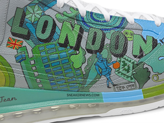 Nike Air Max LeBron VII - More Than A Game Artist Series - London Edition by Billie Jean