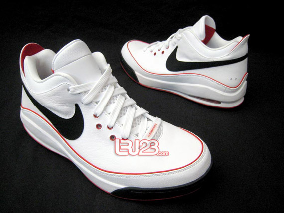 Nike Air Max LeBron VII Low - White - Black - Red - Test Sample