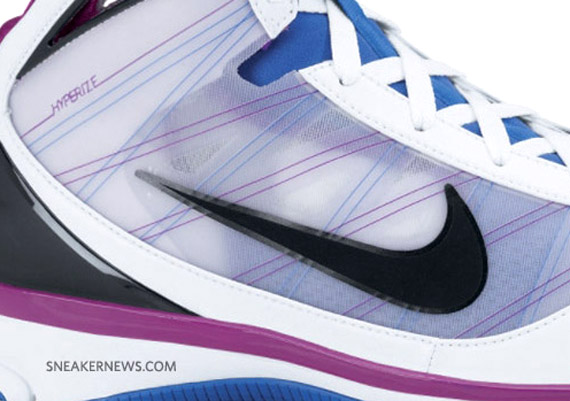 Nike Hyperize - White - Varsity Royal - Red Plum - Decades Pack