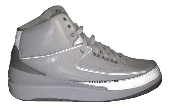 Air Jordan II (2) Retro - White - Silver - Reflective 3M