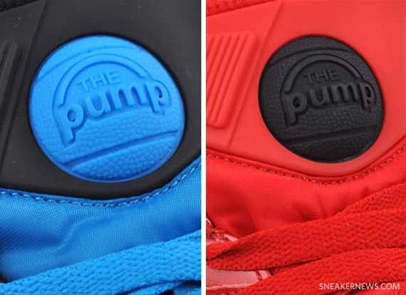 Reebok Pump Court Victory II - Red + Blue Pack