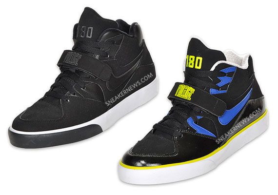 Nike Auto Force 180 - Black - Hyper Blue - Lime + Black - White