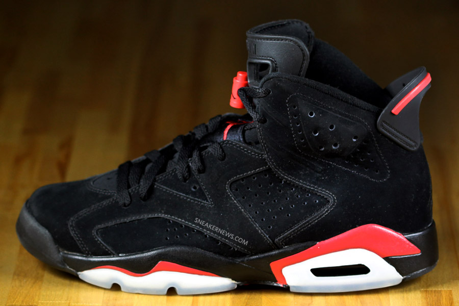 Air Jordan 6 Black Red Hd 01