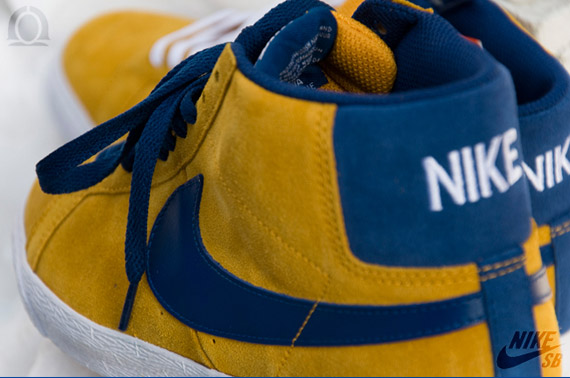 Nike SB Blazer High - Gold Leaf - Insignia Blue
