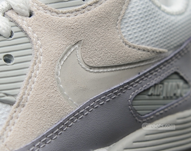 Nike WMNS Air Max 90 Premium - White - Shadow Purple - Grey
