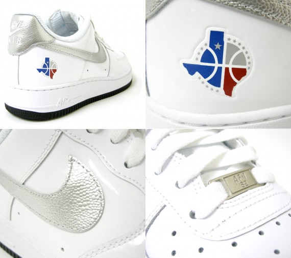 Nike Air Force 1 All-Star 2010 QS - White - Metallic Silver - Black