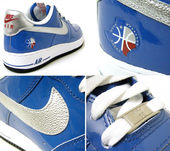 Nike Air Force 1 All-Star 2010 QS - Team Royal - Metallic Silver - White - Black