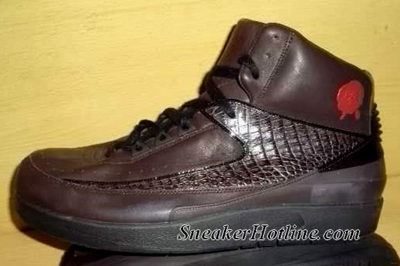 Air Jordan II (2) Retro - Brown - Black - Crocodile - 2010