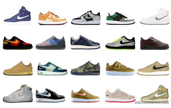 Mayor’s Top 50 Nike Air Force 1s