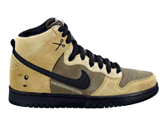 Nike SB Dunk High – Urban Haze/Black – Chrome Ball Incident