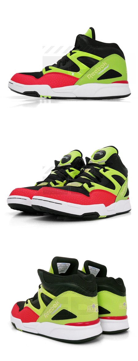 Reebok Pump Omni Lite Blackcitronreebok Redwhite