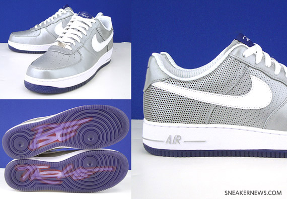 Futura x NY Yankees x Nike Air Force 1 - Metallic Silver | Available