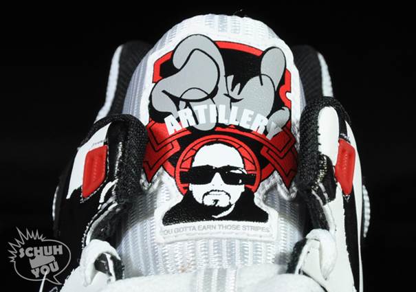 SLICK x adidas Artillery Mid – Black – White – Red – Available