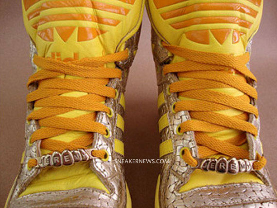 Jeremy Scott x adidas Originals - JS Logo Attitude Hi - Metallic Silver - Yellow - Available