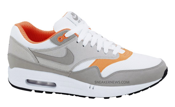 Nike Air Max 1 - Grey - White - Orange - April 2010