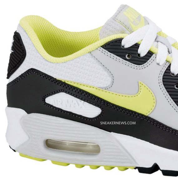 Nike Air Max 90 Gs Grey Lime 03