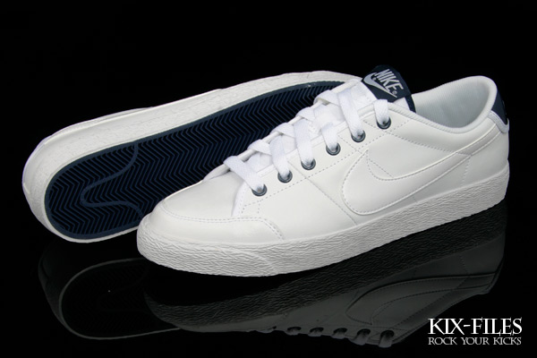 Nike Court Low White Navy 2