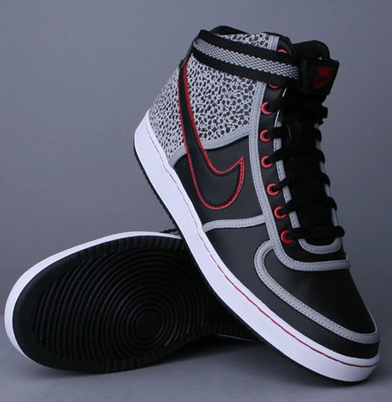 Nike Vandal High Black Red Safari 1