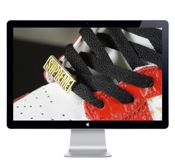 Supreme Dunk Hi Varsity Red Lacelock Monitor