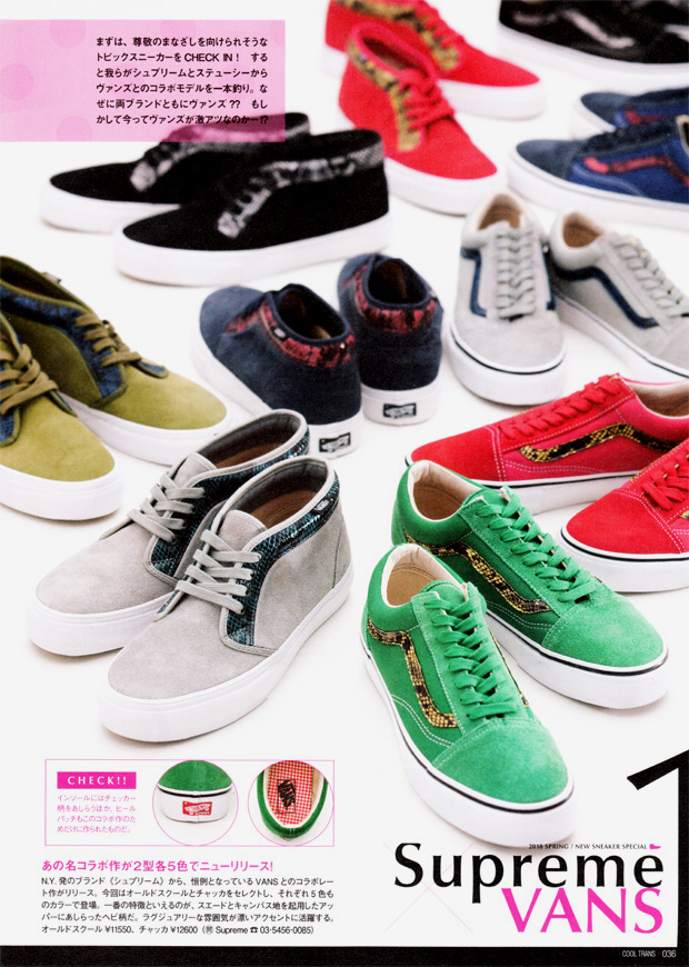 Supreme Vans 2010 Spring Collaboration 2