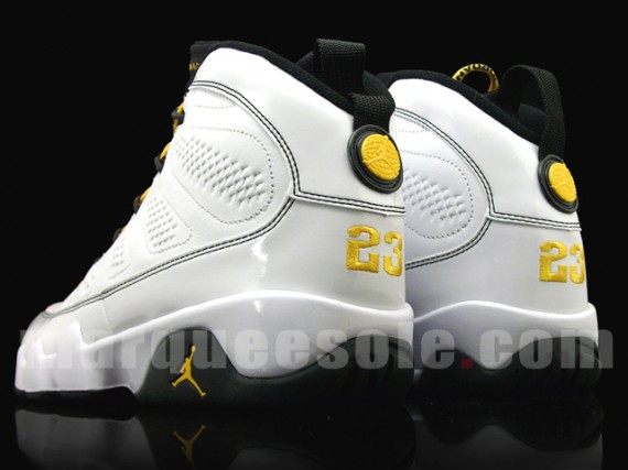 Air Jordan IX Retro – White – Citrus – Deep Forest