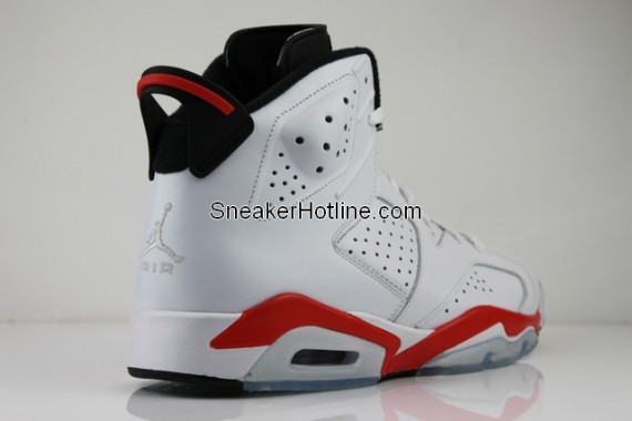 Air Jordan VI (6) Retro – White – Infrared