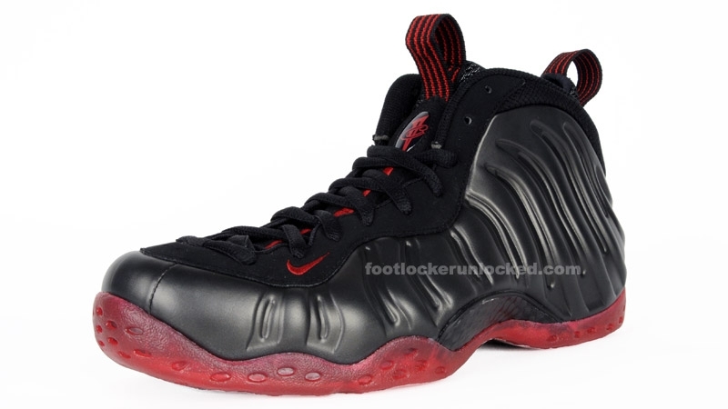 Foamposite Black Cough Drop Red Ice  1 