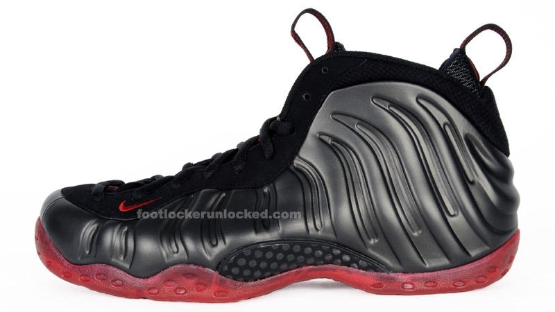 Foamposite Cough Drop Black Red Ice