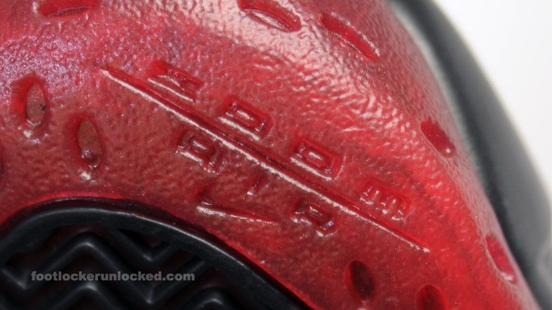 Foamposite Cough Drop Black Red Ice  6 