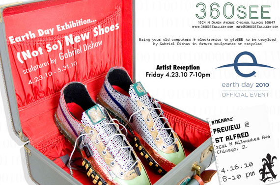 Gabrial Dishaw Not So New Shoes Junk Art Exhibit 26