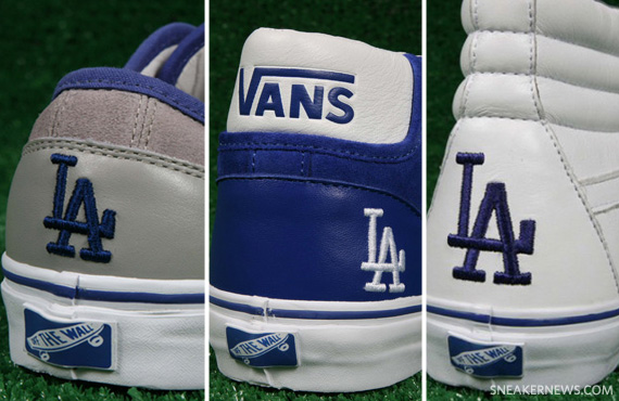 Los Angeles Dodgers x Vans Vault 106 LX + Mid Skool LX + SK8 Hi LX - Opening Day Collection