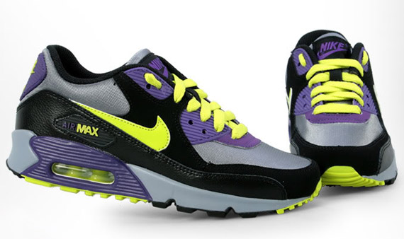 Nike Air Max 90 Gs Black Cyber Stealth 1