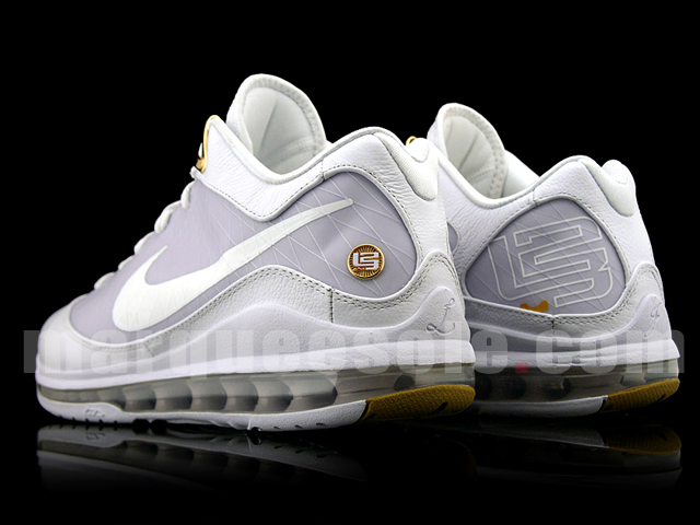 Nike Air Max LeBron VII (7) Low – White – Gold
