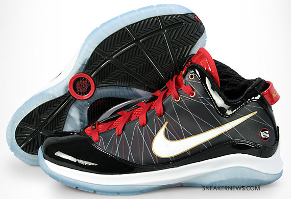 Nike Lebron Vii Ps Black Red 2