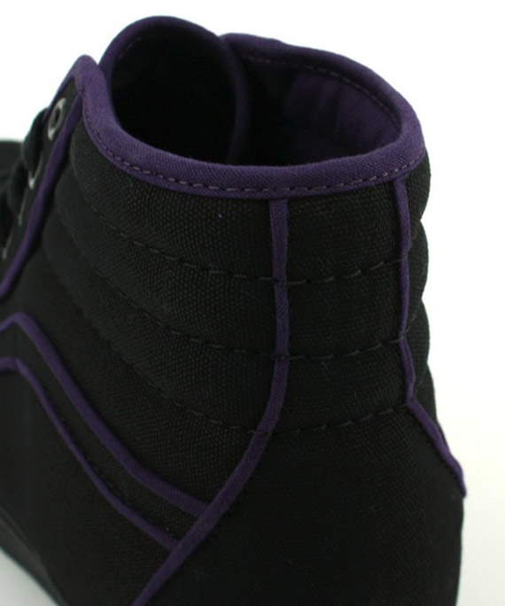 Vans Black Purple Sk8 Hi 04