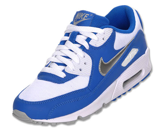 Wmns Air Max 90 Sapphire Silver 6