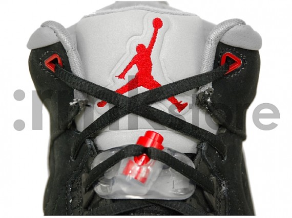 Jordan Rare Air - Black - Red - Cement Grey