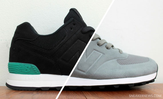 New Balance 574 Sonic - Grey + Black