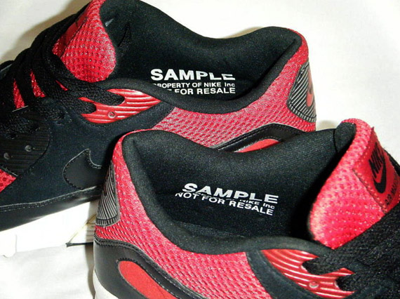Nike Air Max 90 Current Varsity Red Black Sample 11