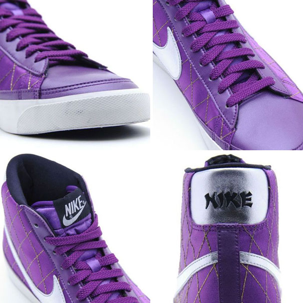 Nike Blazer Mid - Quilted Satin Pack - Purple